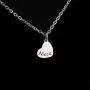 AKTAP Gift for Aunt Necklace Auntie And Niece Love Heart Pendant Necklace Gifts for Aunt from Niece Nephew