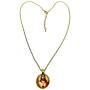 Blazing Autumn Religious Jesus Pendant Necklace/Bracelet Photo Glass Dome Jewelry