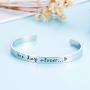 One Day Closer Bracelet Deployment Gift Military Jewelry Gifts for Wife Girlfriend Long Distance Relationship Jewelry