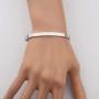 BAUNA Thank You Gift Gratitude Cuff Bracelet Never Underestimate The Difference You Made Appreciation Jewelry for Social Worker Volunteer Nurse Teacher Coach Mentor