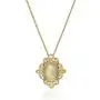 Gin & Grace 10K Yellow Gold Natural Opal Diamond (I1,I2) Pendant for Women Gin & Grace 10K Yellow Gold Natural Opal Diamond (I1,I2) Pendant for Women