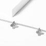 Konpicca Butterfly Necklace Y Pendant Simple Cute Necklaces Long Multilayer Chain Fashion Jewelry Women Girls Gift for Her