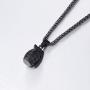 U7 Men Personalized Punk Necklace Jewelry Stainless Steel 18K Gold Plated Rock Army Style Cool Pendant with, Chain 22''