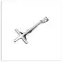 Xusamss Punk Titanium Steel Inverted Cross Pendant Skull Necklace,24inches Chain Xusamss Punk Titanium Steel Inverted Cross Pendant Skull Necklace,24inches Chain