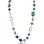 Firstmeet Chunky Crystal Coloured Glaze Beads Long Necklace for Women Firstmeet Chunky Crystal Coloured Glaze Beads Long Necklace for Women