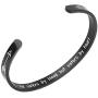 Inspirational Bracelet for Women Girls Mantra Cuff Bangle Engraved Personalized Friendship Cuff Bracelet for Sister Best Friend Birthday Graduation Gift