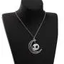 BEKECH Jack and Sally Nightmare Before Christmas Movie Lovers Gift Jack and Sally Crescent Moon Pendant Necklace Set for Couple Remembrance Love Gift& BEKECH Jack and Sally Nightmare Before Christmas Movie Lovers Gift Jack and Sally Crescent Moon Pendant Necklace Set for Couple Remembrance Love Gift&