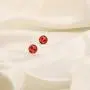WSNANG Good Luck Ladybug Jewelry Ladybug Bracelet/Necklace/Stud Set Ladybug Lover Gift Insect Lover Gift Wish Lucky Gift for Women Girl
