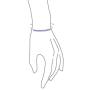 3.89 Ct Purple Lavender Oval Tanzanite Bolo Tennis Bracelet For Women 925 Sterling Silver Adjustable