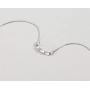 S925 Silver Simple Pendant Necklace Metal Necklace for Women