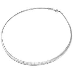 Edforce Stainless Steel Italian Omega Chain Necklace