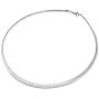 Edforce Stainless Steel Italian Omega Chain Necklace