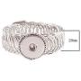 My Prime Gifts Snap Jewelry Wrap Coil Bracelet One Size Fits Band fits 18-20mm Ginger Style Charms By My Prime Gifts