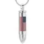 zeqingjw Stainless Steel Bullet Pendant Urn Ashes Necklace Cremation Jewelry Keepsake Memorial Pendant zeqingjw Stainless Steel Bullet Pendant Urn Ashes Necklace Cremation Jewelry Keepsake Memorial Pendant
