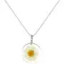 stylesilove Womens Pressed Natural Daisy Flower Resin Pendant Necklace stylesilove Womens Pressed Natural Daisy Flower Resin Pendant Necklace