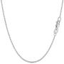 14K Yellow or White Gold 1.25mm Shiny Round Cable Link Chain Necklace for Pendants and Charms with Lobster-Claw Clasp (16'' and 18 inch)