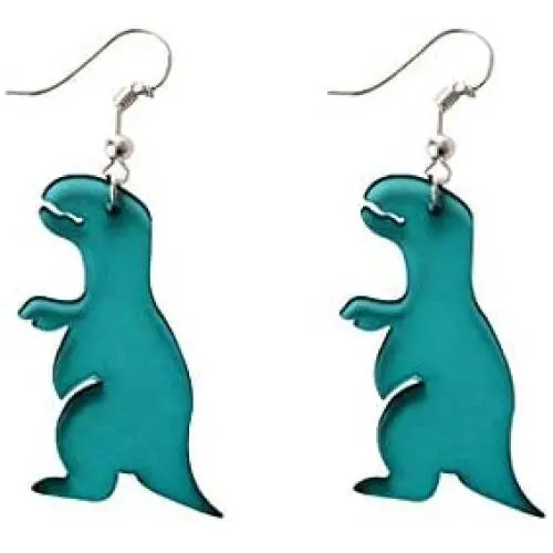 Cute Dinosaur Earrings Jurassic Park T-Rex Dinosaur Drop Earrings For Girls Teens Jewelry gift