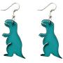 Cute Dinosaur Earrings Jurassic Park T-Rex Dinosaur Drop Earrings For Girls Teens Jewelry gift