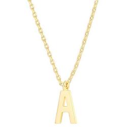 PAVOI 14K Gold Plated Initial Necklace | Letter Necklaces for Women