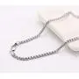 Dankadi Charm Jewelry Womens Original 925 Silver Necklace Minimalist 3MM Box Chain Unisex Chokers Necklaces Accessories Lobster Claw Clasp Dankadi Charm Jewelry Womens Original 925 Silver Necklace Minimalist 3MM Box Chain Unisex Chokers Necklaces Accessories Lobster Claw Clasp