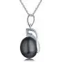 925 Sterling Silver Freshwater Cultured Pearl Pendant Necklace JO WISDOM Jewelry for Women,Girls