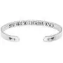 Joycuff Bracelets for Women Inspirational Christmas Birthay Gifts Funny Quote Engraved Friend Encouragement Jewelry Motivational Cuff Bangle