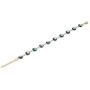 EDFORCE Stainless Steel Womens Charm Bracelet Enamel Evil Eye Protection Link Chain Adjustable, 7''+1'' Extender