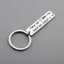 SEIRAA Here Am I. Send Me. Isaiah 6:8 Keychain Bible Verse Jewelry Christian Gift Inspiration Encouragement Gift