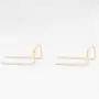 Minimalist double Piercing Earrings for Women Girls Men S925 Sterling Silver Bar Threader Dangle Drop Stud Tragus 2 Hole Lobe Bended Hook Fashion Personalized Hypoallergenic Jewelry Gold Plated Minimalist double Piercing Earrings for Women Girls Men S925 Sterling Silver Bar Threader Dangle Drop Stud Tragus 2 Hole Lobe Bended Hook Fashion Personalized Hypoallergenic Jewelry Gold Plated