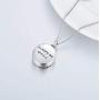 PROESS Tree of Life Necklace-Cremation Necklace for Ashes Sterling Silver Family Tree Pendant Urn Necklace Keepsake Jewelry for Human Ashes for Men Boys