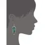 Marble Effect on Recycled Wood, Arrowhead Shape Drop Statement Earrings Marble Effect on Recycled Wood, Arrowhead Shape Drop Statement Earrings