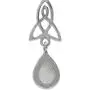 Silvershake Natural Moonstone 925 Sterling Silver Triquetra Celtic Knot Drop Dangle Leverback Earrings Silvershake Natural Moonstone 925 Sterling Silver Triquetra Celtic Knot Drop Dangle Leverback Earrings