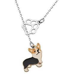 TIIMG Corgi Gift Corgi Mom Gift Corgi Owner Gift Corgi Dangle Earrings Dog Lover Gift Dog Mom Jewelry