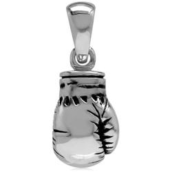 Silvershake 925 Sterling Silver Boxing Glove Pendant