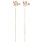 Swarovski Womens Dazzling Swan Crystal Jewelry Collection, Rose-Gold Finish