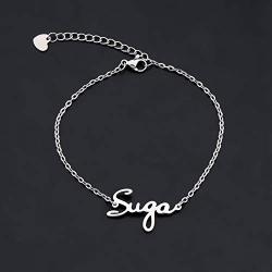 UJIMS BTS Korean Group Army Gift BTS Members Name Charm Army Bracelet for BTS Fans BFF Kpop Bangtan Boys Jewelry for Women