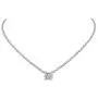 ChainsHouse CZ Initial Letter Pendant Necklace Mens Womens, 18K Gold/Platinum Plated Cubic Zirconia Personalized Name Necklace Tiny Letters Charm for Girls, Alphabet 26 A to Z