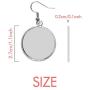 Celebrate April Fools Day Festival Holiday Ear Dangle Silver Drop Earring Jewelry Woman