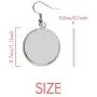Celebrate April Fools Day Festival Holiday Ear Dangle Silver Drop Earring Jewelry Woman