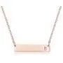 Sllaiss Rose Gold Initial Bar Necklace for Women Men 925 Sterling Silver Personalized A-Z Alphabet Charm Pendant Letter Necklace Sllaiss Rose Gold Initial Bar Necklace for Women Men 925 Sterling Silver Personalized A-Z Alphabet Charm Pendant Letter Necklace