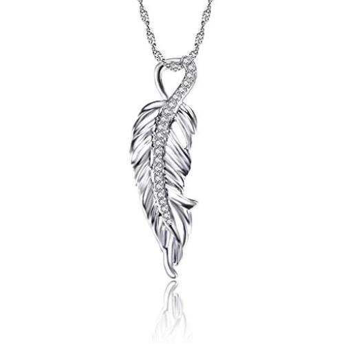 Coloura Womens Brass Necklace with Sunflower for Womens & Girls, Rose Gold Plated Cubic Zirconia Pendant Necklace Hypoallergenic & Nickel Free