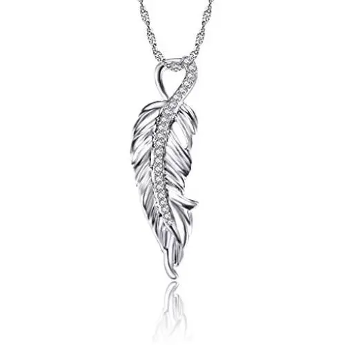 Coloura Womens Brass Necklace with Sunflower for Womens & Girls, Rose Gold Plated Cubic Zirconia Pendant Necklace Hypoallergenic & Nickel Free