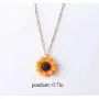 OBSUN Initial Sunflower Necklace Letter Sunflower Card Neckalce You are Sunshine Gift Sunflower Jewelry Gifts for Women Girls