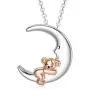 ROMANTIC WORK Koala Bear Necklace for Women Sterling Silver Animal on Moon Pendant Necklace Koala Bear Jewelry Birthday Gifts for Girlfriend Lover Sister ROMANTIC WORK Koala Bear Necklace for Women Sterling Silver Animal on Moon Pendant Necklace Koala Bear Jewelry Birthday Gifts for Girlfriend Lover Sister