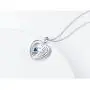 925 Sterling Silver God in My Heart Faith Hope Love Cross Pendant Necklace for Women Girlfriend Daughter Mother
