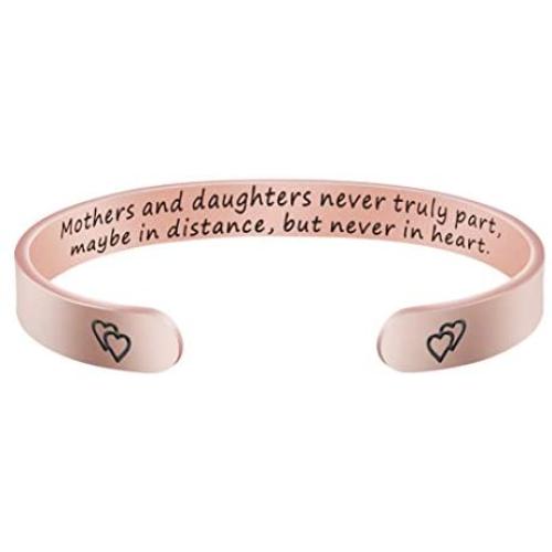 Joycuff Inspirational Bracelet Friendship Gifts for Her Girl Women Daughter Jewelry Best Friend BFF Cuff