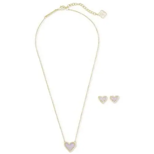 Kendra Scott Ari Heart Necklace & Earrings Gift Set