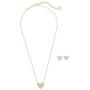 Kendra Scott Ari Heart Necklace & Earrings Gift Set