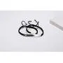 MEALGUET Stainless Steel ID Plate Bracelets Custom Engraving Handmade Braided Rope Wrist Bangle for Men Women Friendship Couple Bracelet for Christmas