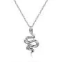 Gold Snake Pendant Necklace 16 Inch